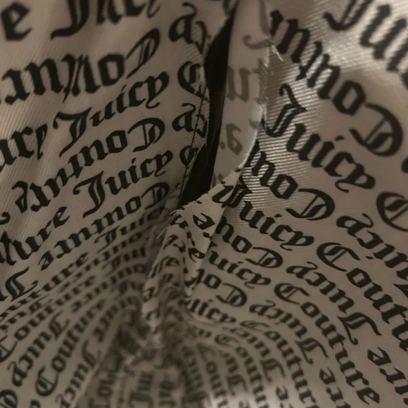 Juicy Couture Black and Pink Floral Totes - Picture 5 of 7